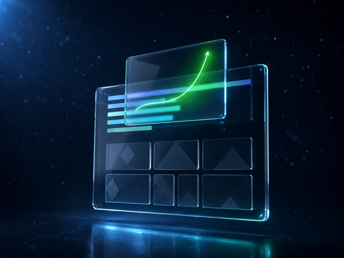 Landing premium + analytics